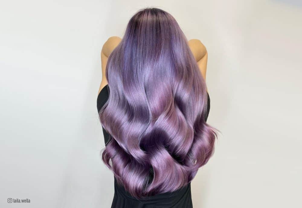 Purple Hair colour